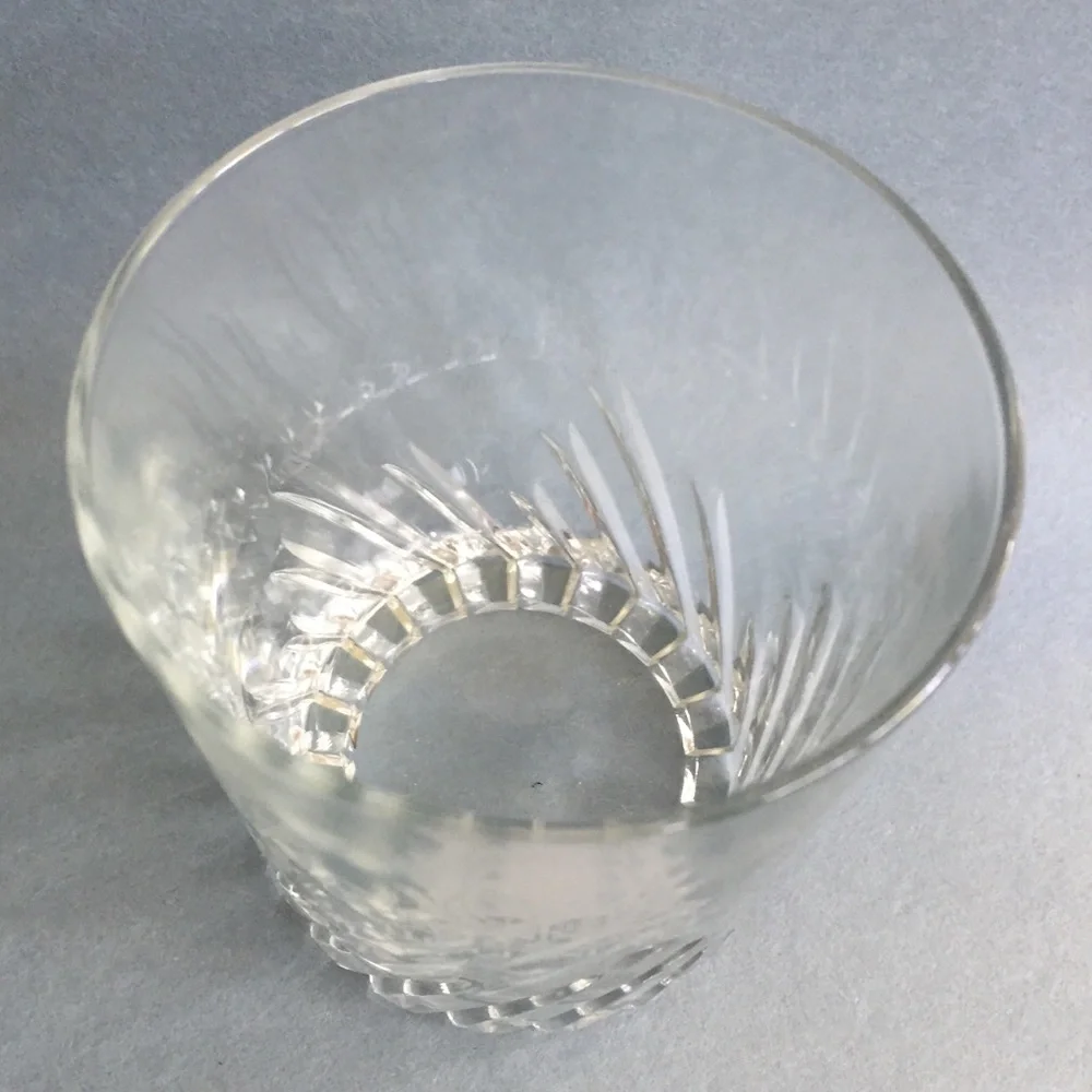Glenlivet Prism Cut Crystal Whiskey Rocks Glass
